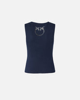 Top smanicato costine misto seta -  | Pinko