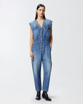 Tuta jeans senza maniche -  | Pinko