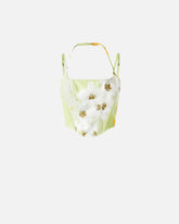 Top bustier senza maniche a fiori -  | Pinko