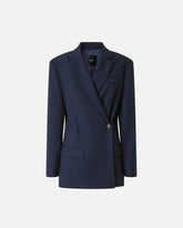 Blazer sartoriale con chiusura incrociata -  | Pinko