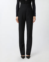 Pantaloni eleganti con spacchi sul retro -  | Pinko