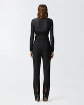Pantaloni eleganti con spacchi sul retro -  | Pinko