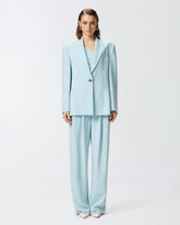 Blazer monopetto cady con bottone gioiello -  | Pinko
