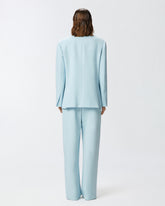 Blazer monopetto cady con bottone gioiello -  | Pinko