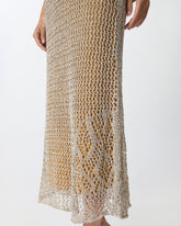 Vestito a sirena traforato con paillettes -  | Pinko