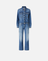 Tuta jeans lunga con taschini -  | Pinko