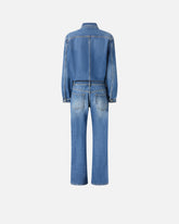 Tuta jeans lunga con taschini -  | Pinko
