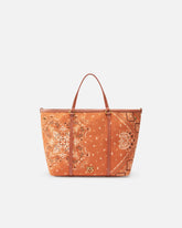 Borsa shopper media a mano stampa bandana con tracolla -  | Pinko