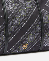 Borsa shopper maxi doppio manico con stampa bandana -  | Pinko