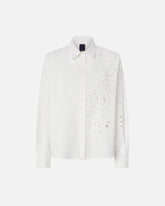 Camicia con ricamo sangallo e cristalli -  | Pinko