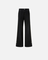 Jeans gamba ampia con zip laterali -  | Pinko