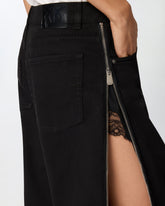 Jeans gamba ampia con zip laterali -  | Pinko