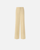 Pantaloni con piega in lino stretch -  | Pinko