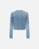 Giacca corta in denim con taschini e bottoni -  | Pinko