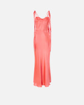 Abito lungo elegante in satin lucido -  | Pinko