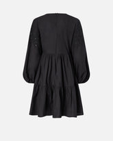 Mini abito con disegno traforato e cristalli -  | Pinko