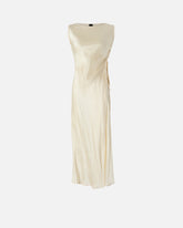 Vestito in satin con laccetto laterale -  | Pinko
