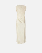Vestito in satin con laccetto laterale -  | Pinko