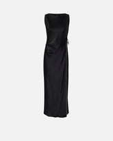 Vestito in satin con laccetto laterale -  | Pinko