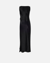Vestito in satin con laccetto laterale -  | Pinko