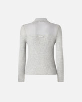 Maglia polo a maniche lunghe a costine -  | Pinko