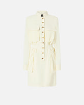Abito corto a camicia con tasche -  | Pinko