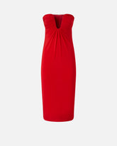 Abito midi da sera con scollo sagomato -  | Pinko