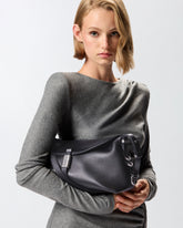 Borsa a spalla Saddle Bag media in pelle -  | Pinko