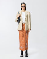 Gonna midi pareo stampa bandana -  | Pinko
