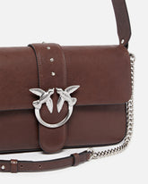 Borsa a spalla media Classic Love Bag Slouchy in pelle con zip -  | Pinko