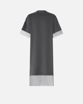Abito a t-shirt con tulle e rose gioiello con cristalli -  | Pinko