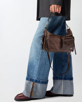 Borsa a mano Cargo Bag media in pelle con tasche -  | Pinko