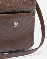 Small leather Cargo Bucket Bag with pocket -  | Pinko