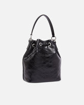 Small leather Cargo Bucket Bag with pocket -  | Pinko
