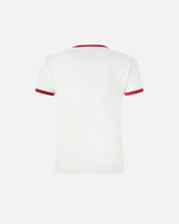 T-shirt con scritta ricamata Reimagine PINKO X Patrick McDowell -  | Pinko