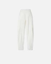 Pantaloni ampi in cotone con cintura -  | Pinko