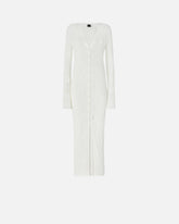 Abito lungo cardigan in maglia leggera con rotture -  | Pinko