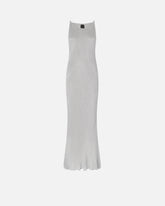Vestito smanicato in maglia metallizzata a coste -  | Pinko