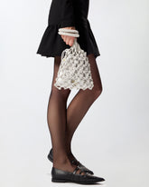 Borsa a spalla piccola con micro strass -  | Pinko