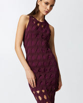 Abito midi in maglia traforata -  | Pinko