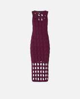 Abito midi in maglia traforata -  | Pinko
