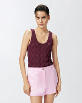 Top canottiera maglia traforata -  | Pinko