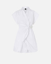 Abito corto a camicia con incrocio -  | Pinko