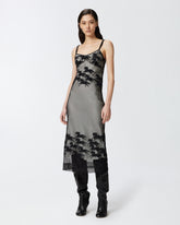 Abito midi trasparente con disegno cavalli Reimagine PINKO X Patrick McDowell -  | Pinko
