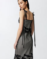 Abito midi trasparente con disegno cavalli Reimagine PINKO X Patrick McDowell -  | Pinko