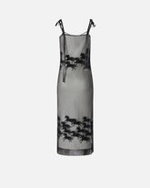 Abito midi trasparente con disegno cavalli Reimagine PINKO X Patrick McDowell -  | Pinko