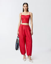 Pantaloni balloon leggeri con coulisse -  | Pinko