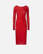 Vestito aderente in pizzo con schiena scoperta -  | Pinko