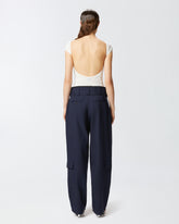 Maglia maniche corte aderente in pizzo -  | Pinko