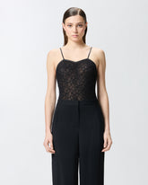 Body con spalline sottili in pizzo -  | Pinko